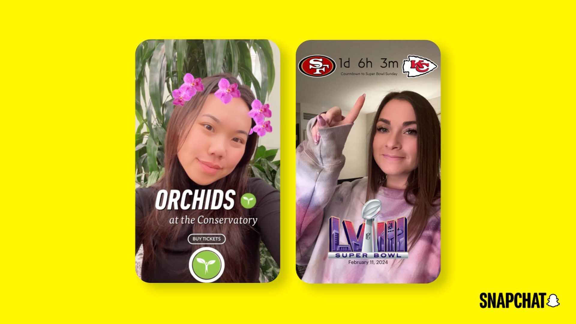 Snapchat'in yeni reklam aracı: Sponsorlu AR filtreleri 1 Snapchat'in yeni reklam aracı: Sponsorlu AR filtreleri