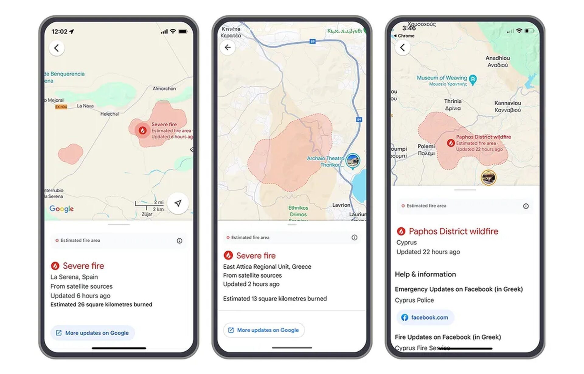 Google, orman yangını takip sistemini kullanıma açtı