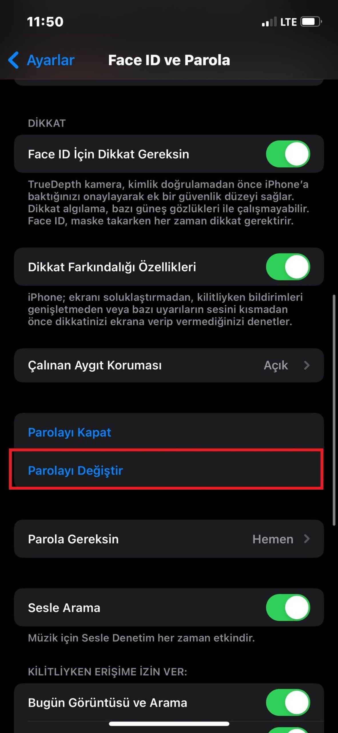 iPhone ekran parolası nasıl değiştirilir?