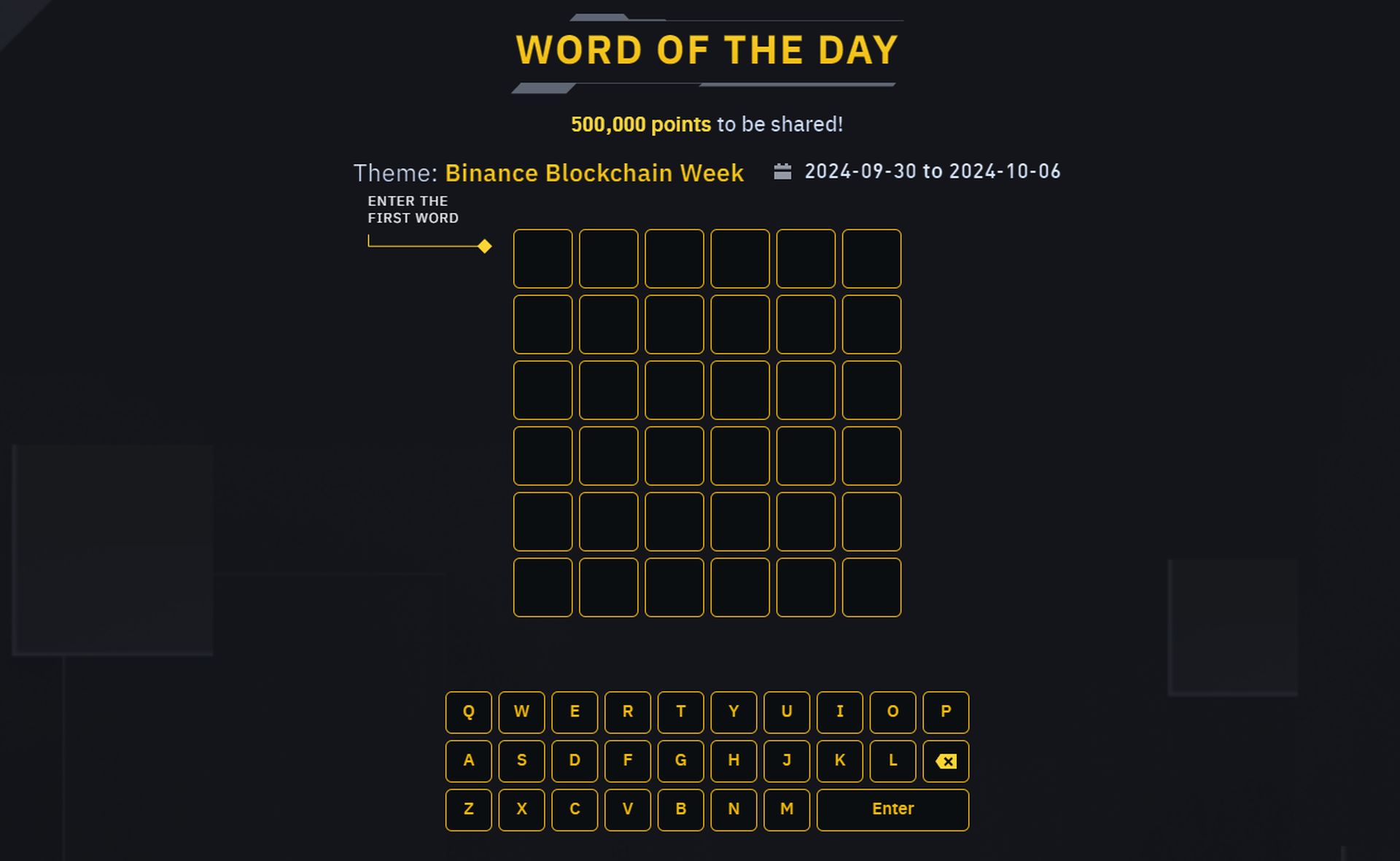 Binance Crypto WODL cevapları (30 Eylül 2024)