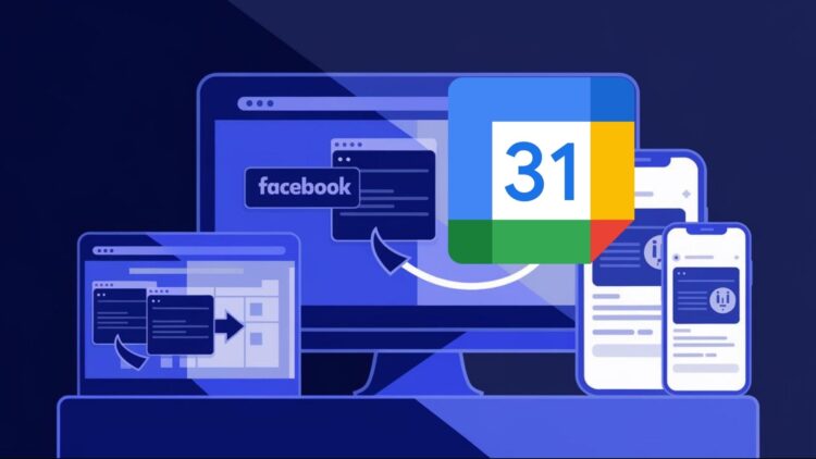Facebook etkinliklerini Google Takvim'e ekleme rehberi