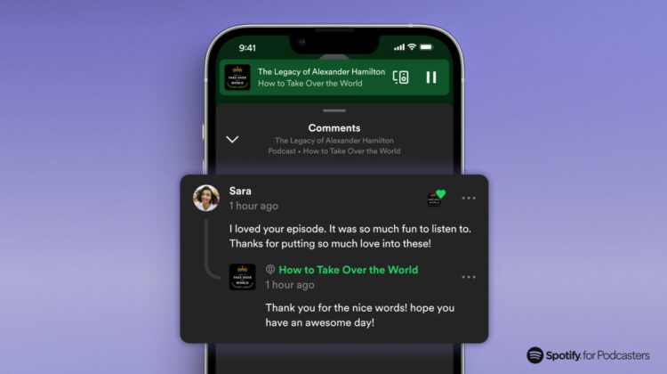 Spotify podcast yorumları için otomatik moderasyon aracını tanıttı