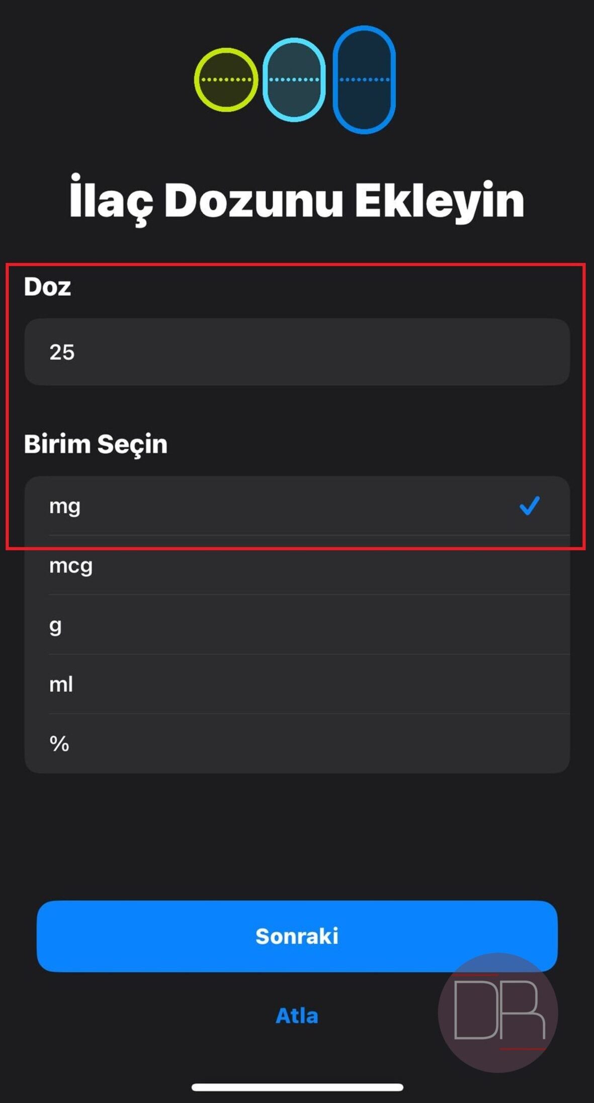 iOS'ta ilaç takibi nasıl yapılır?