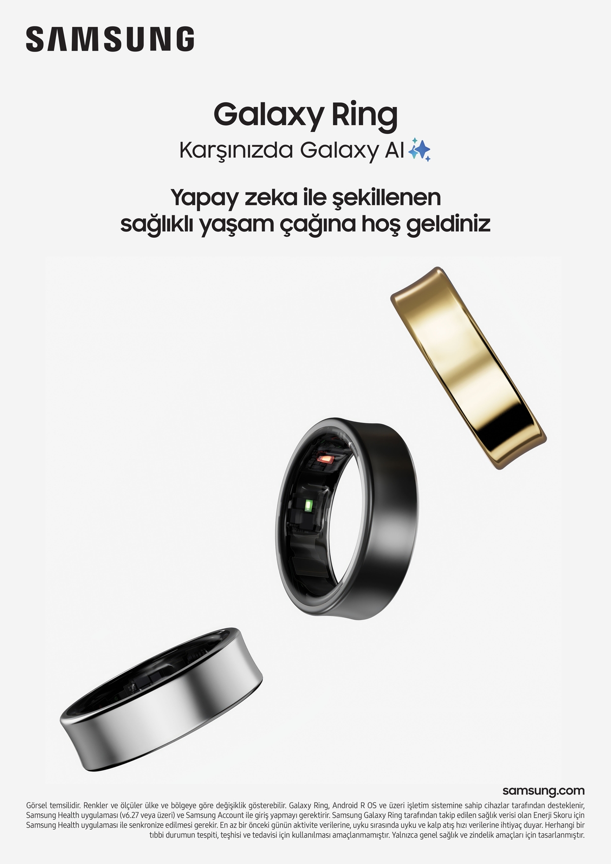 Samsung Galaxy Ring Türkiye'de satışa sunuldu