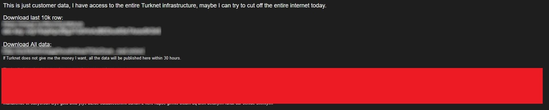 Güncelleme: TurkNet veri sızıntısı iddialarını doğruladı