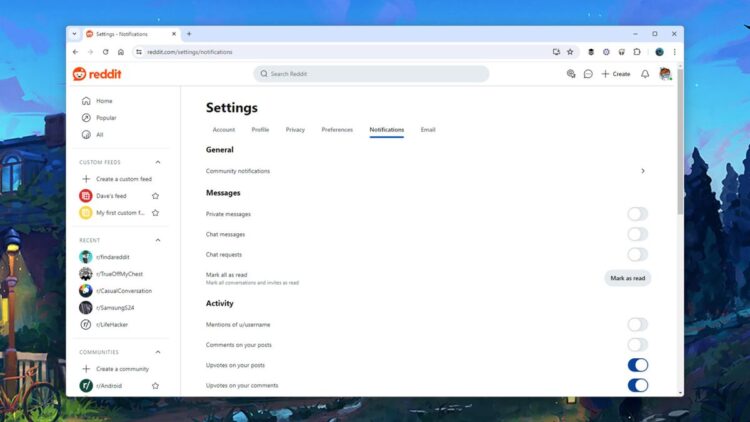 Reddit profillerine yeni içerik ayarları geldi