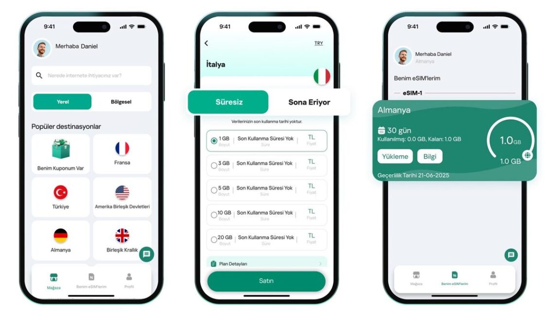 Kaspersky'den seyahat edenlere eSIM mağazası