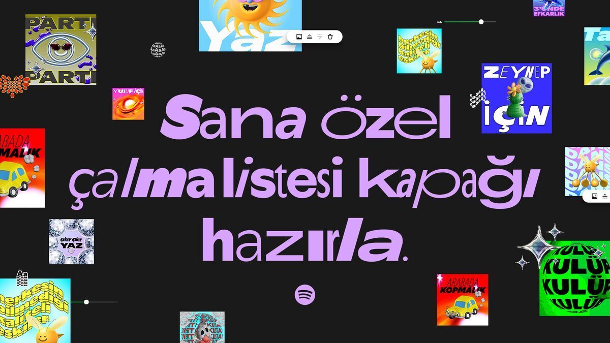 Spotify çalma listeleri için yeni kapak aracı yayında