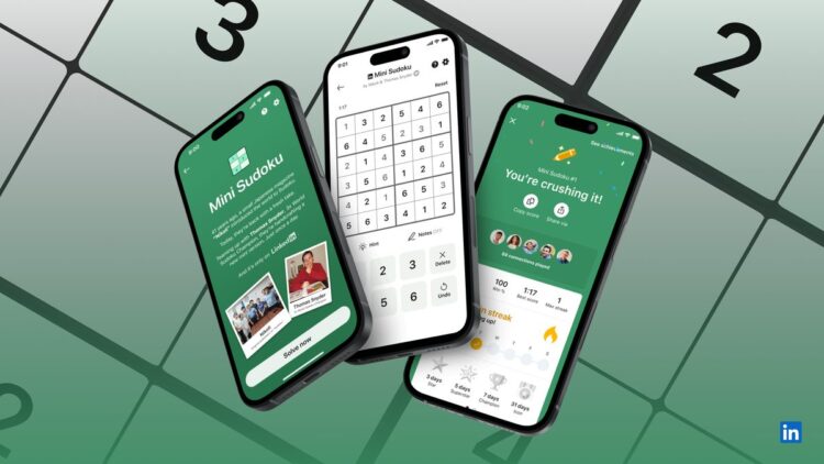 LinkedIn'den yeni oyun: Mini Sudoku yayında