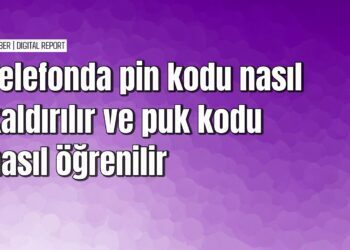 Telefonda SIM kartı PIN kodu kaldırma