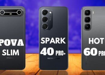 Tecno Spark/Pova Slim: 144 Hz AMOLED, Android 15