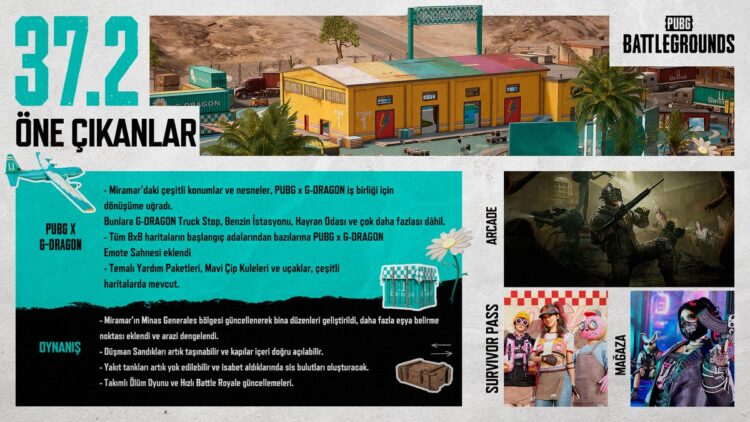 PUBG'ye G-DRAGON iş birliğiyle yeni güncelleme geldi