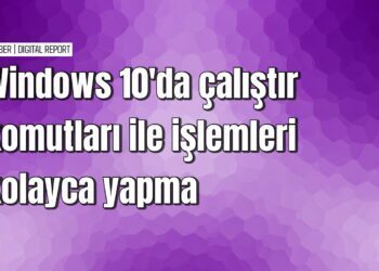 Windows’ta çalıştır komutları ile zamandan tasarruf etme