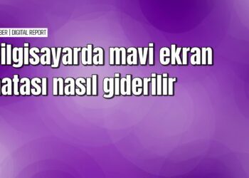 Pc laptop mavi ekran hatası çözümü