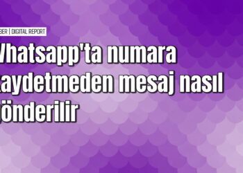 Whatsapp'ta numara kaydetmeden mesaj gönderme