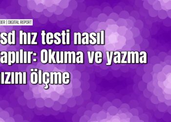 Ssd okuma yazma hızı ölçme rehberi