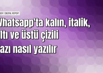 Whatsapp yazı stillerini değiştirme yöntemleri