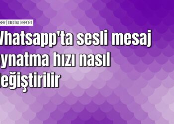 Whatsapp'ta sesli mesajları hızlı oynatma