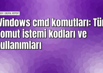 Cmd komutları ile Windows sistemini yönetme rehberi