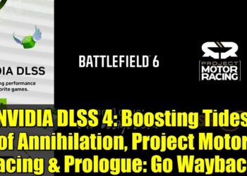 NVIDIA DLSS 4, Prologue ve Motor Racing'te hızlanıyor