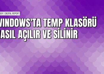 Windows’ta Temp klasörünü silerek performansı artırmanın yolları