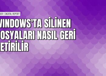 Windows 10’da silinen dosyaları geri getirmenin yolları