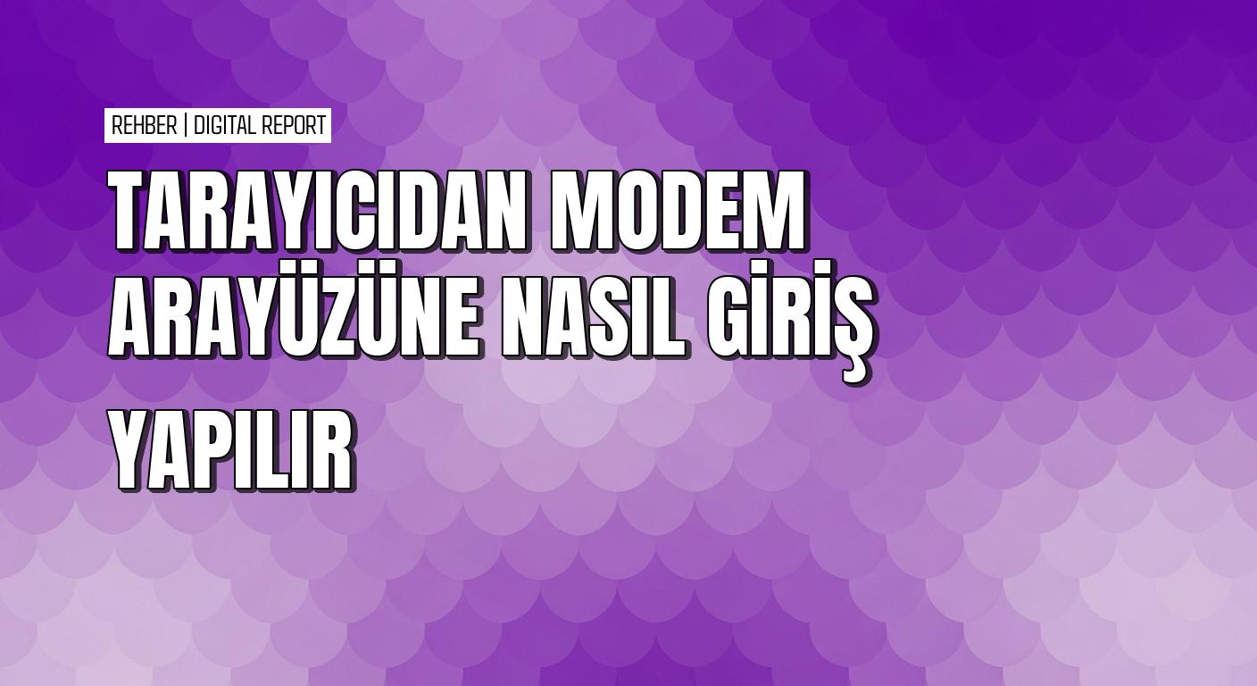 Modem arayüzüne giriş için CMD komutuyla varsayılan gateway bulma 2 Modem arayüzüne giriş için CMD komutuyla varsayılan gateway bulma