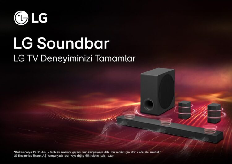 LG, yeni yıl için soundbar kampanyasını duyurdu