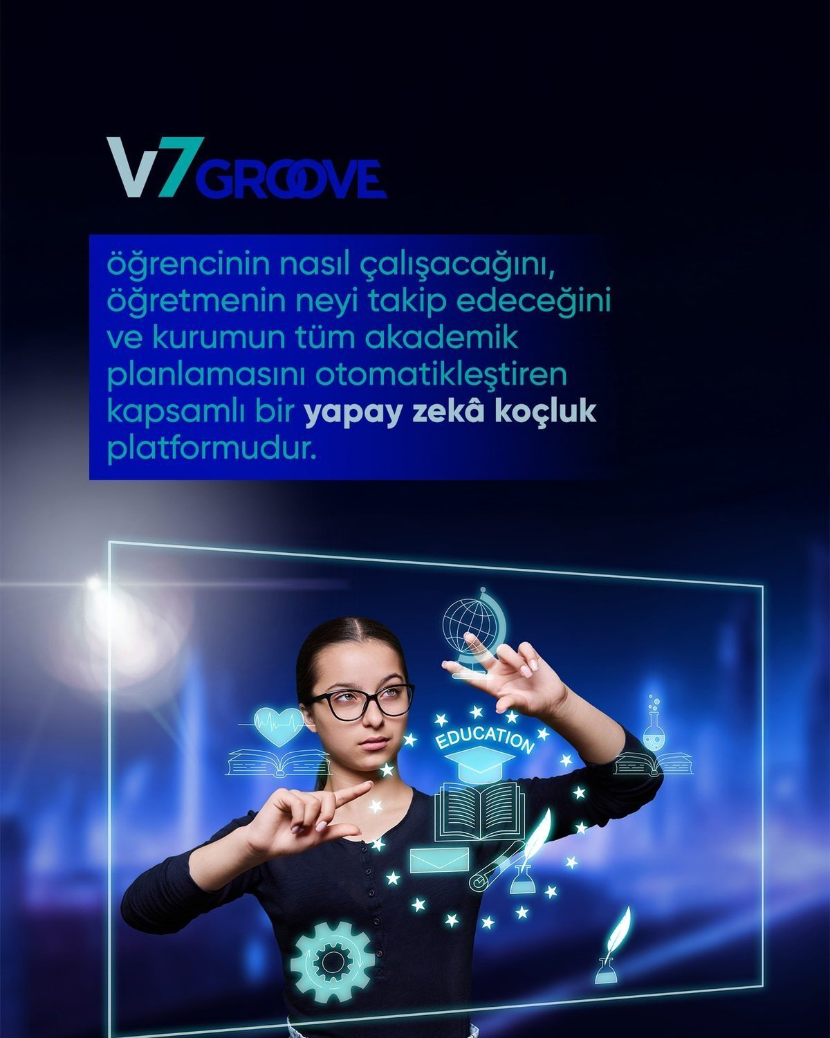 v7 Groove: Yapay zekalı üniversite sınavı hazırlık platformu tanıtıldı