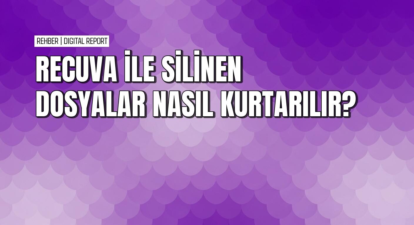 Recuva programını kullanarak bilgisayardan silinen dosyaları kurtarma