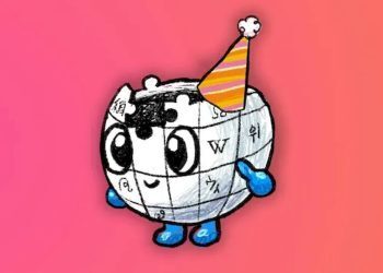 Wikipedia maskotu baby globe
