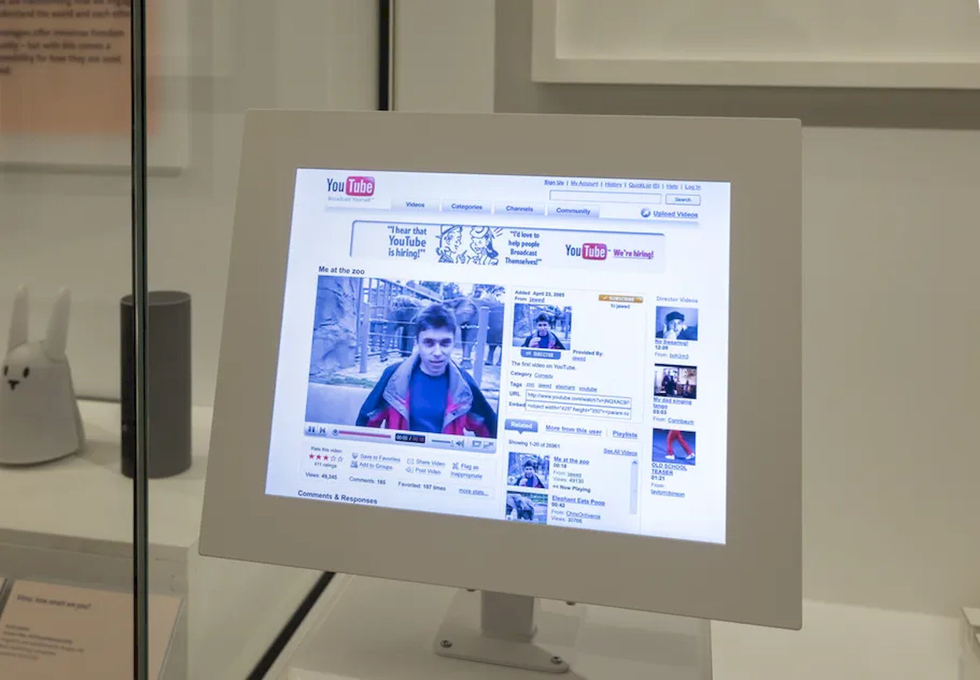 Dünyanın ilk YouTube videosu V&A Müzesi'ne girdi