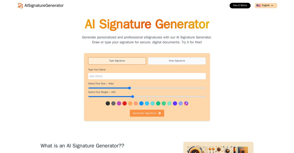 ai create signature