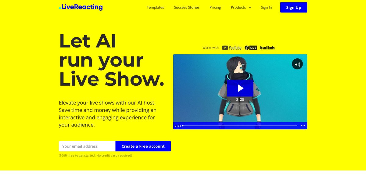 ai live streaming