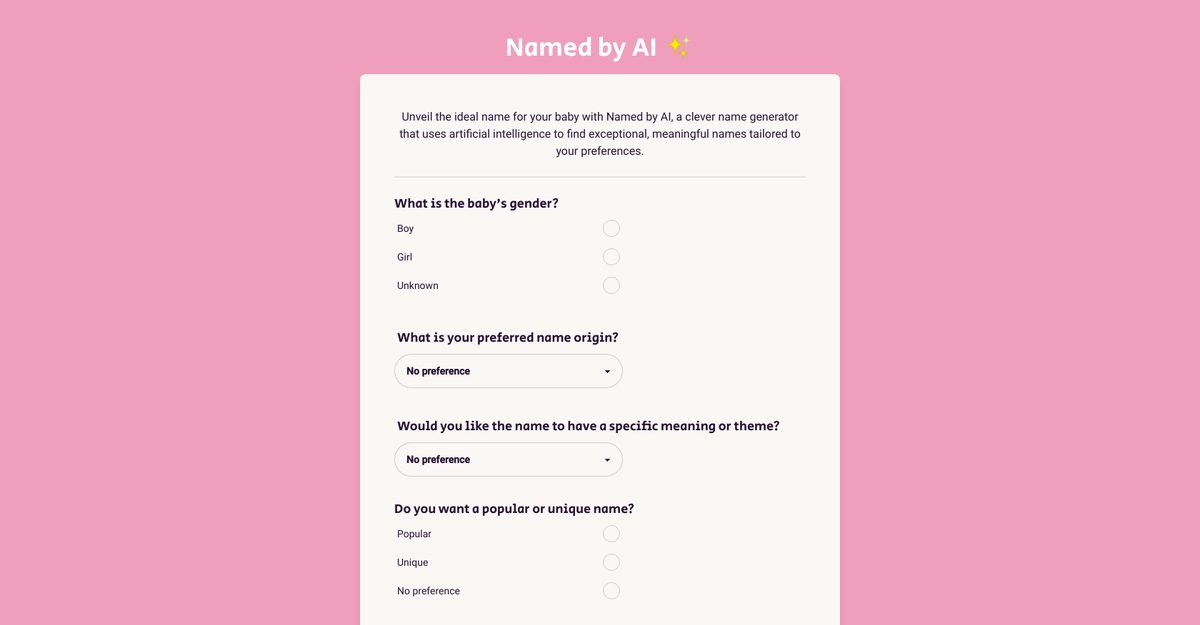 ai name generator baby
