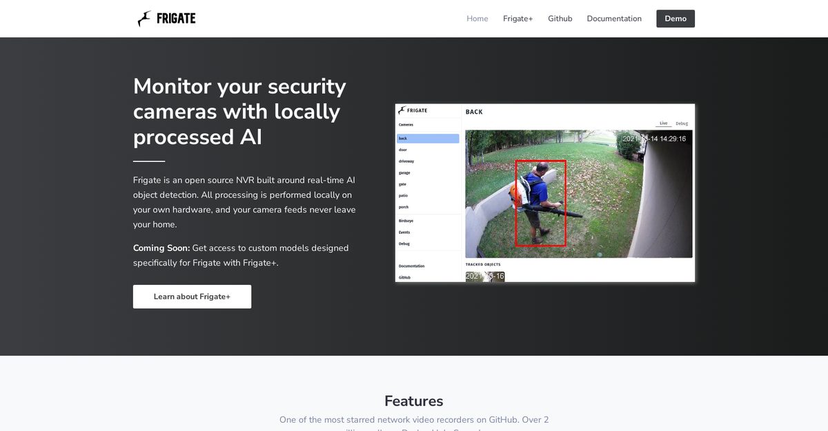 frigate security camera