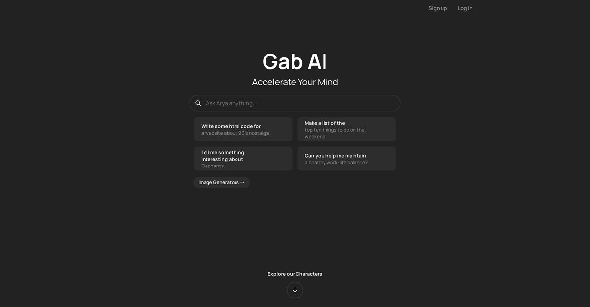 gab ai image generator