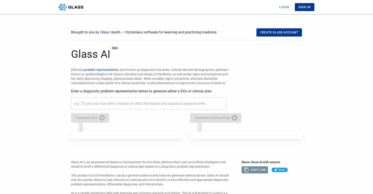 glass health ai