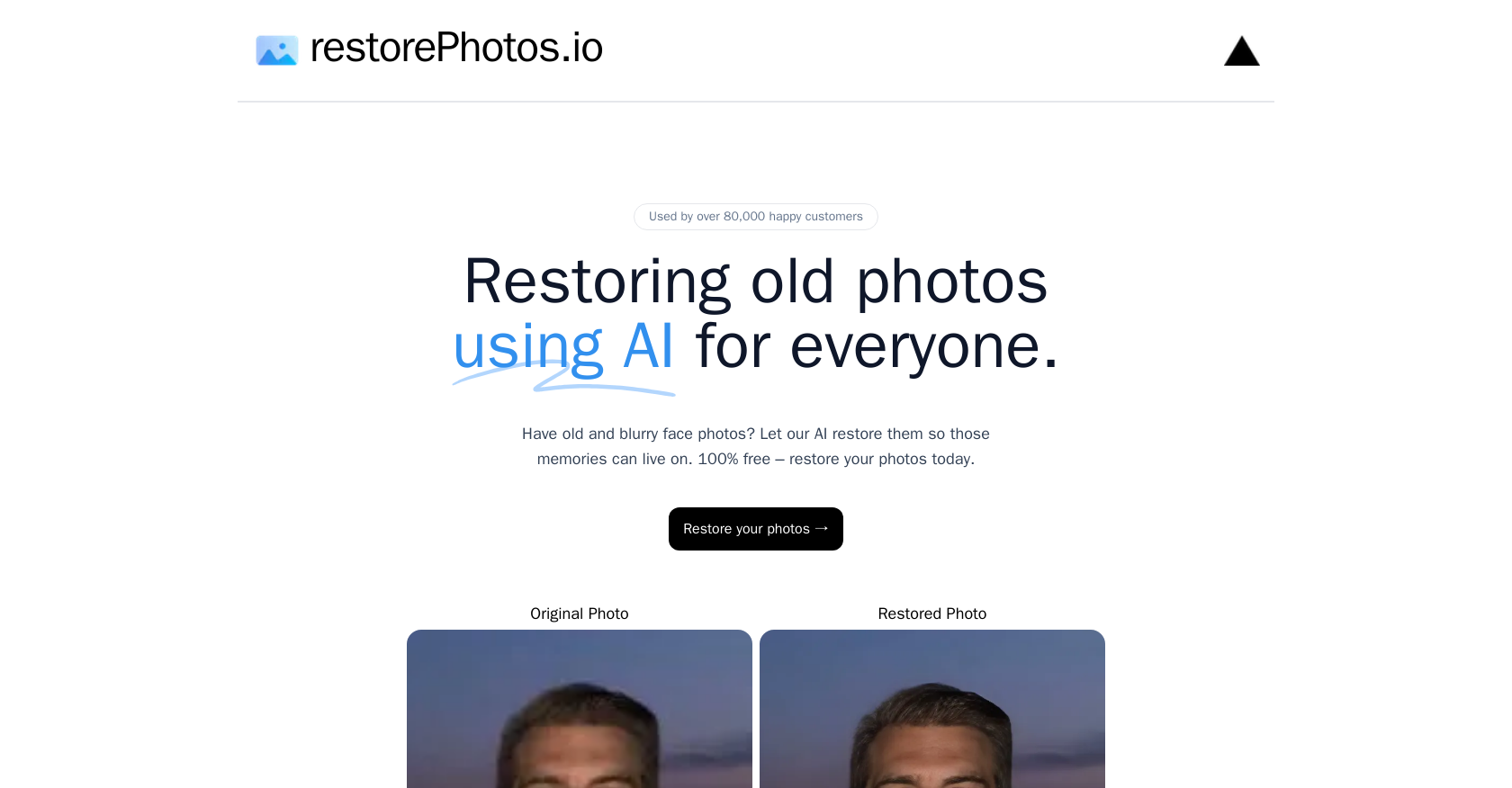 restore photo io