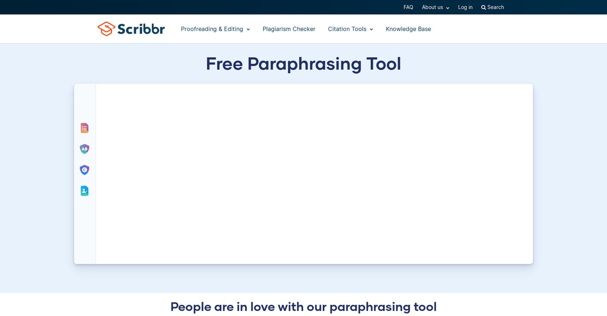 scribbr rephrase