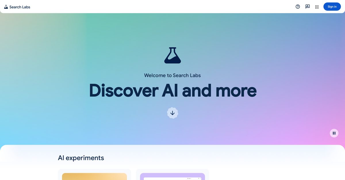search labs ai