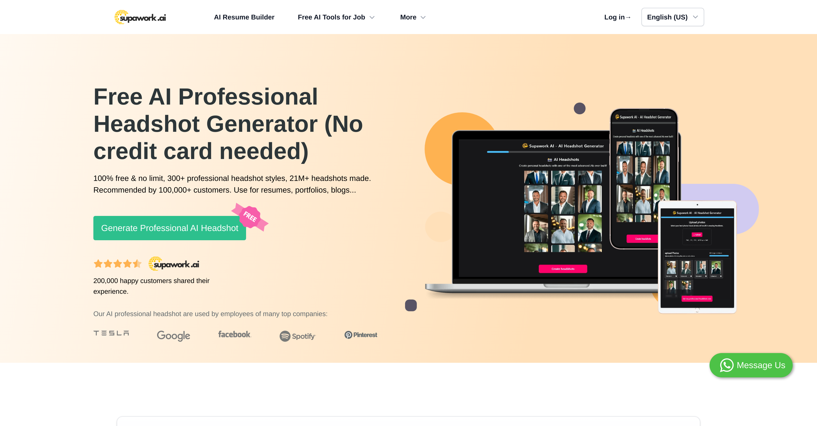 selfie to professional photo ai free