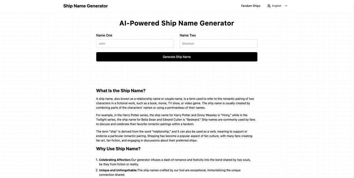 ship name generator for 3