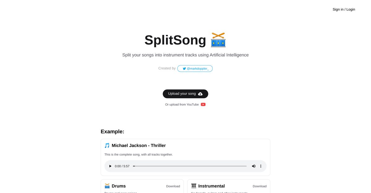 split tracks