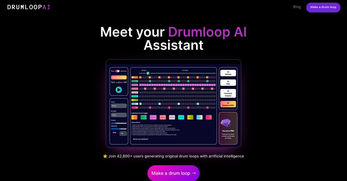 ai drum generator