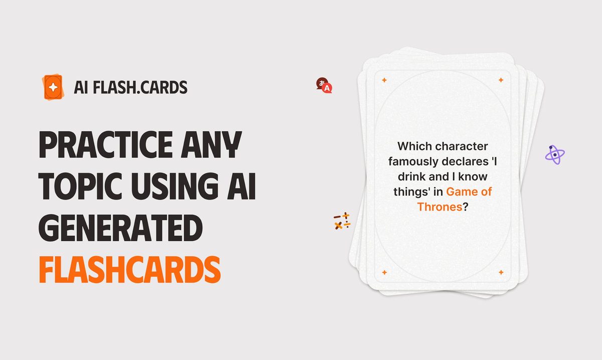ai flashcards generator