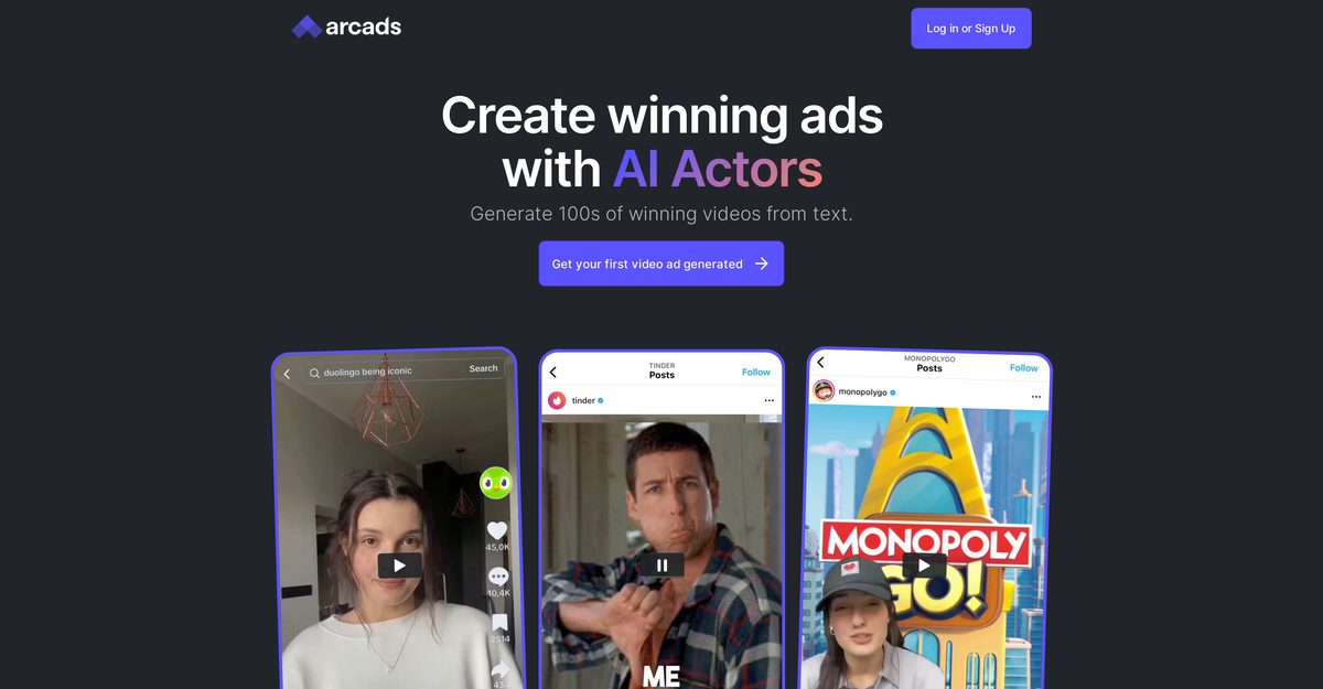 arcads ai price