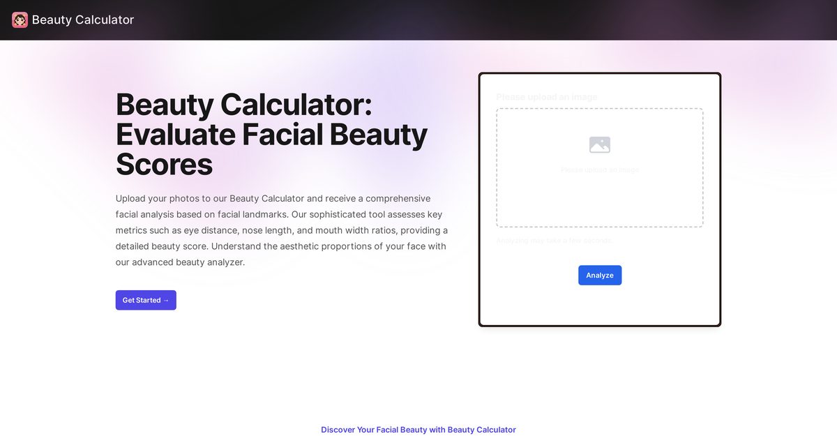 beauty calculator ai