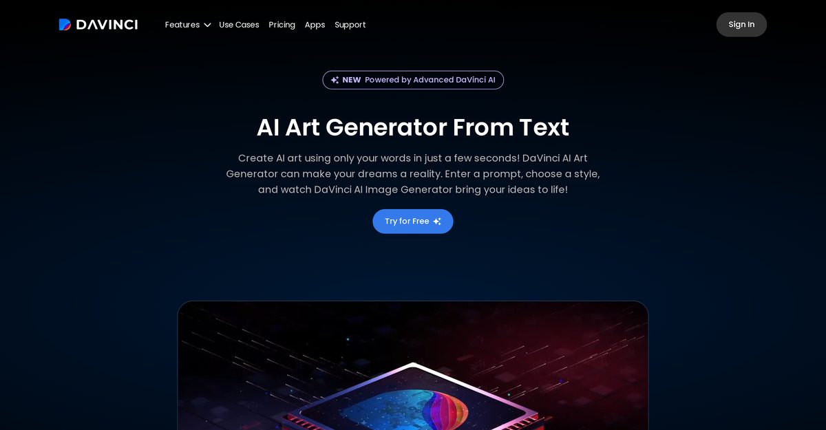 davinci image generator