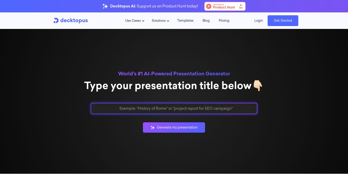 decktopus ai free